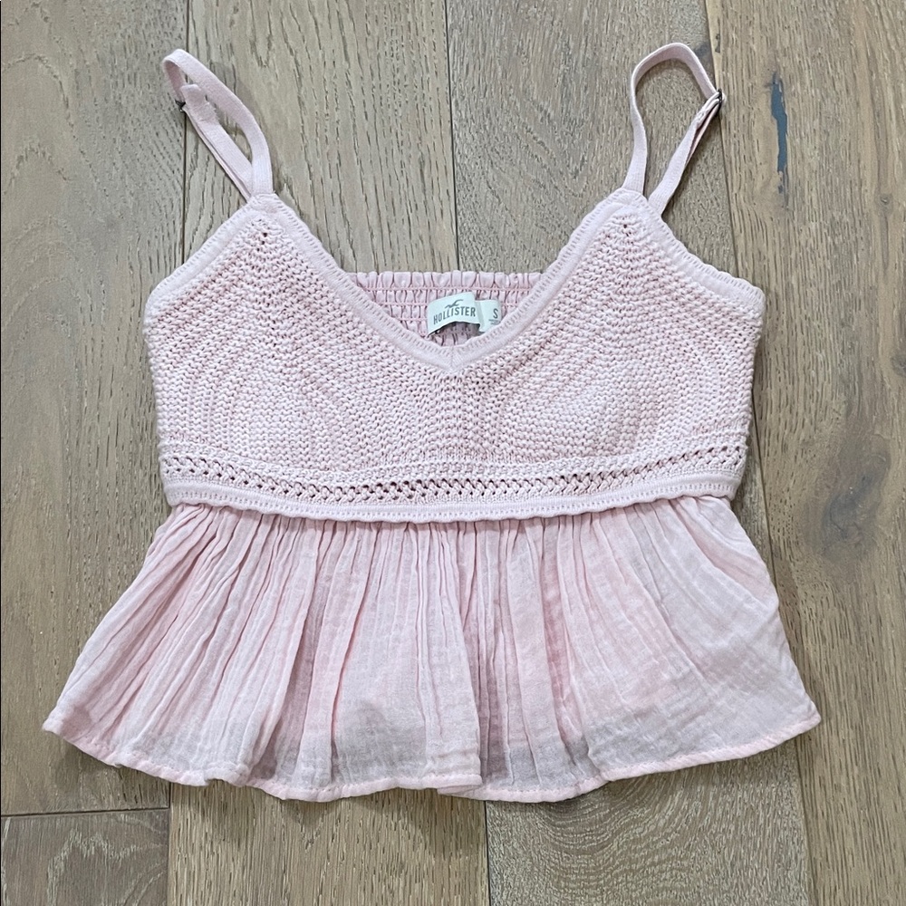 Hollister Light Pink Knit Camisole